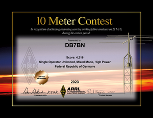 ARRL 10m Contest