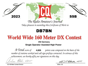 CQ WW DX 160m SSB Contest 2023