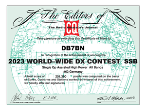 CQ WW DX Contest SSB 2023