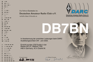 DARC CW Ausbildungscontest 2025