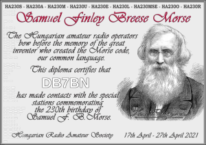 Samuel Finley Breese Morse Award – 230th birthday of Samuel Morse