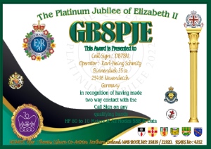 GB8PJE The Platinum Jubilee of Elizabeth II