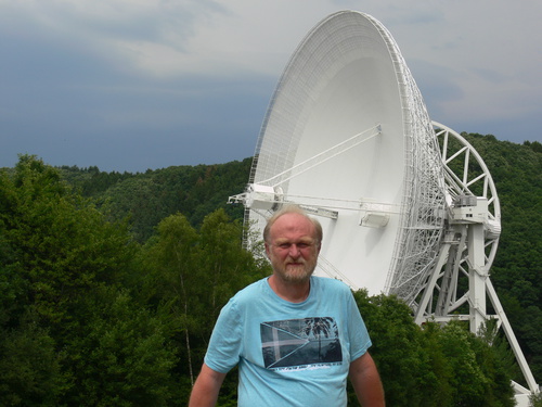 Radioteleskop Effelsberg in der Eifel